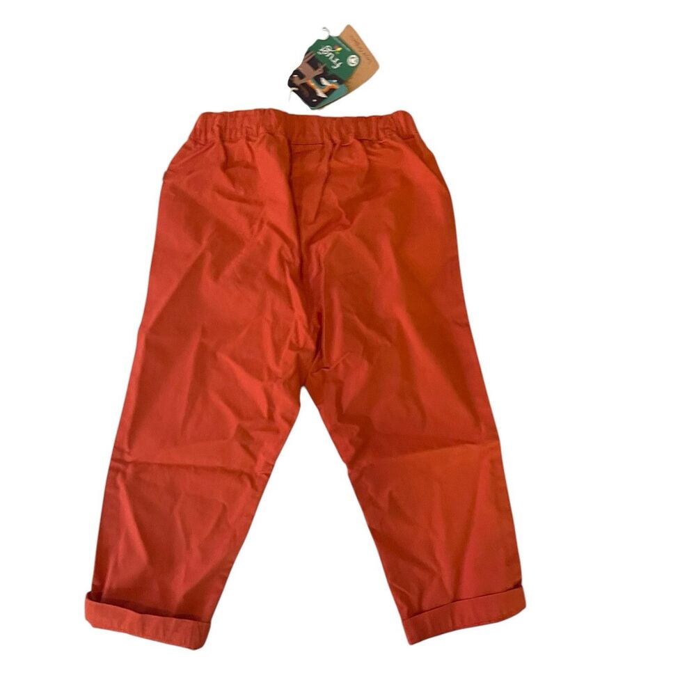 Frugi Organic Cotton Tommy Trousers Falun Red 18-24 Months $42 - Picture 7 of 9